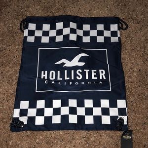 Hollister drawstring bag NWT